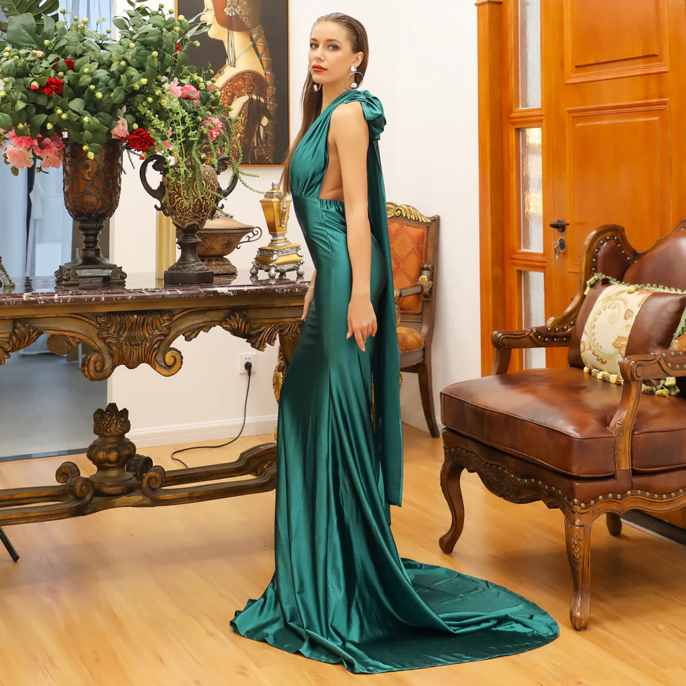 "Scarlett" - La Robe de Soirée envoûtante à décolleté plongeant – Image 3
