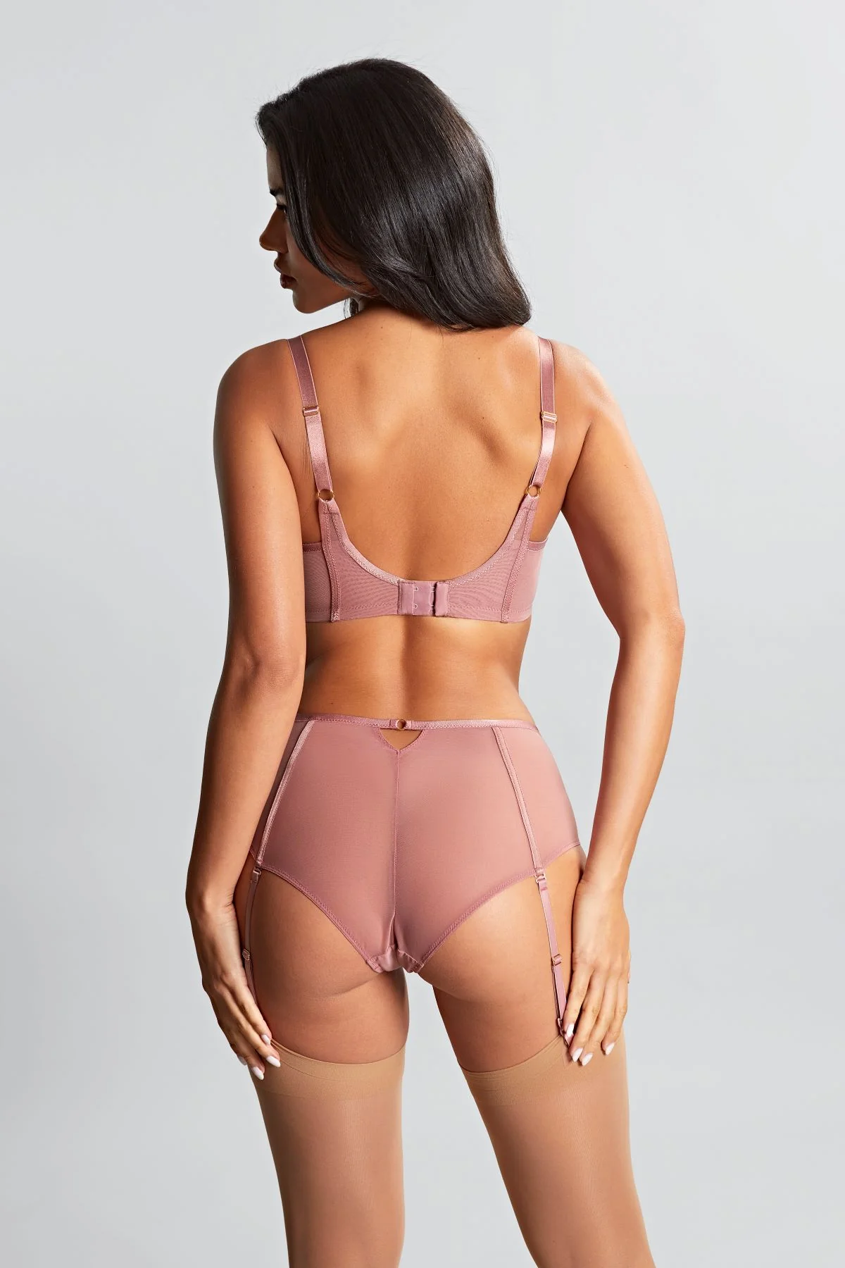 Panache-Rosa culotte avec porte-jarretelles rose gold – Image 3
