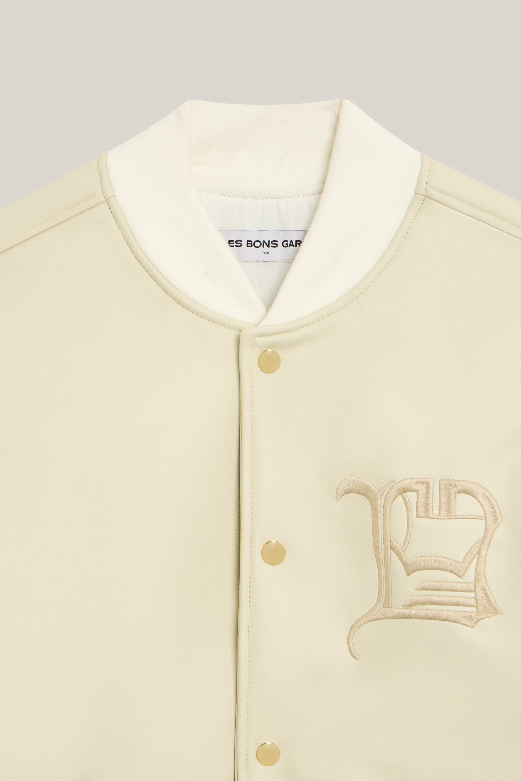 VESTE UNIVERSITAIRE EN CUIR – Image 3